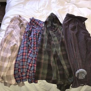 🌱Various Oversized Vintage Flannels🌱